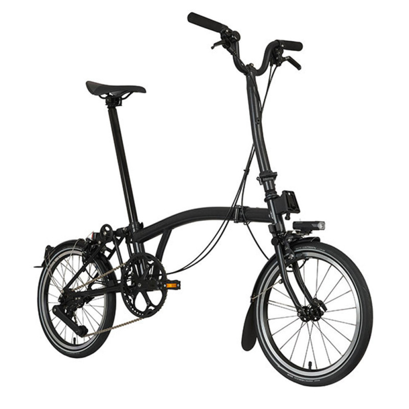 Vélo pliant Brompton P Line Urban - 4 vitesses - guidon M
