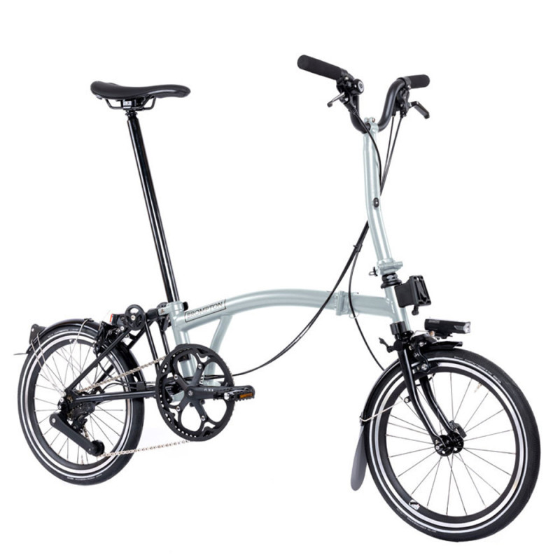 Vélo pliant Brompton P Line Explore - 12 vitesses - guidon M